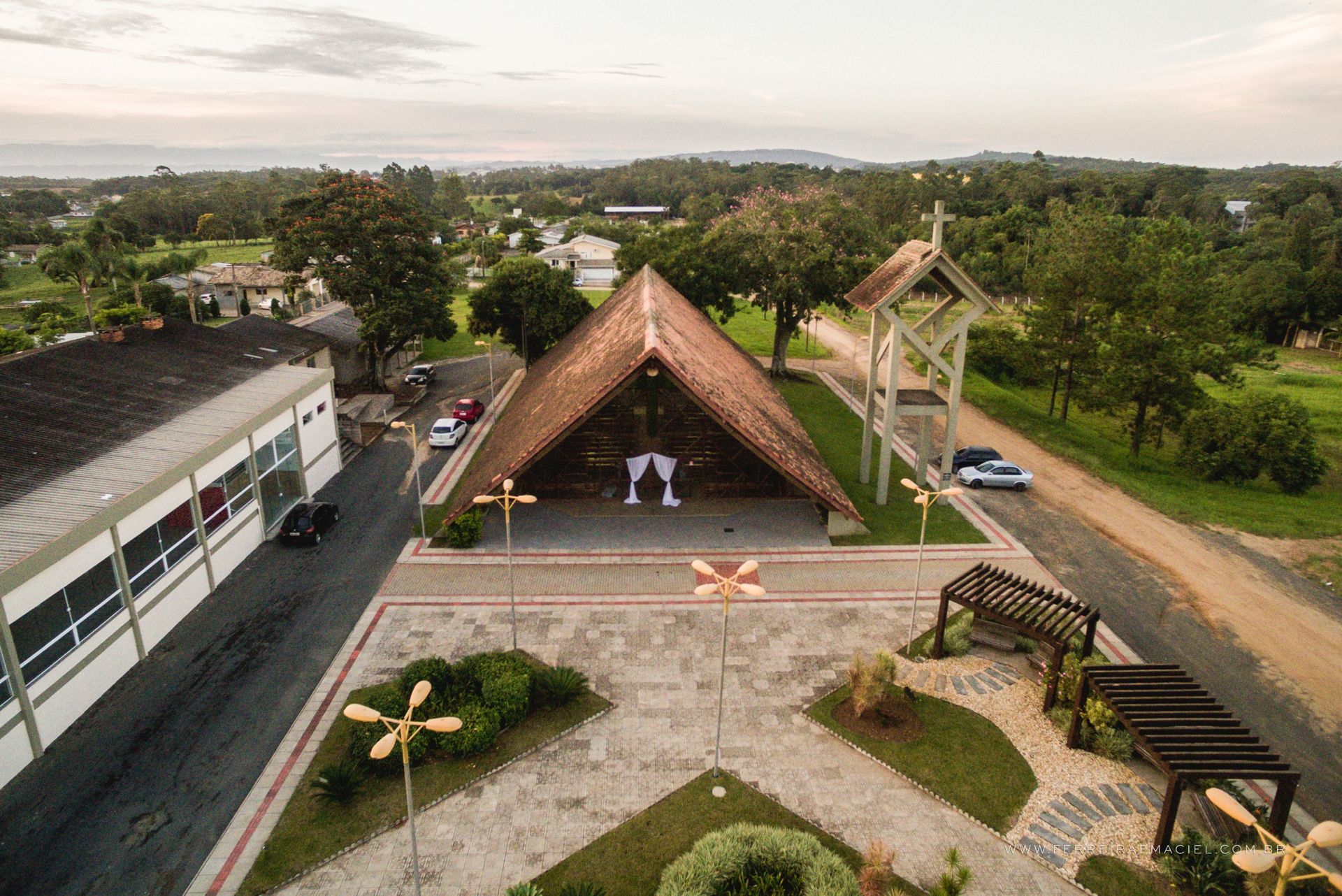 Foto Casamento Aline e Bruno - Igreja Perpétuo Socorro - Sítio Dourado - Criciúma - SC - Imagem 13