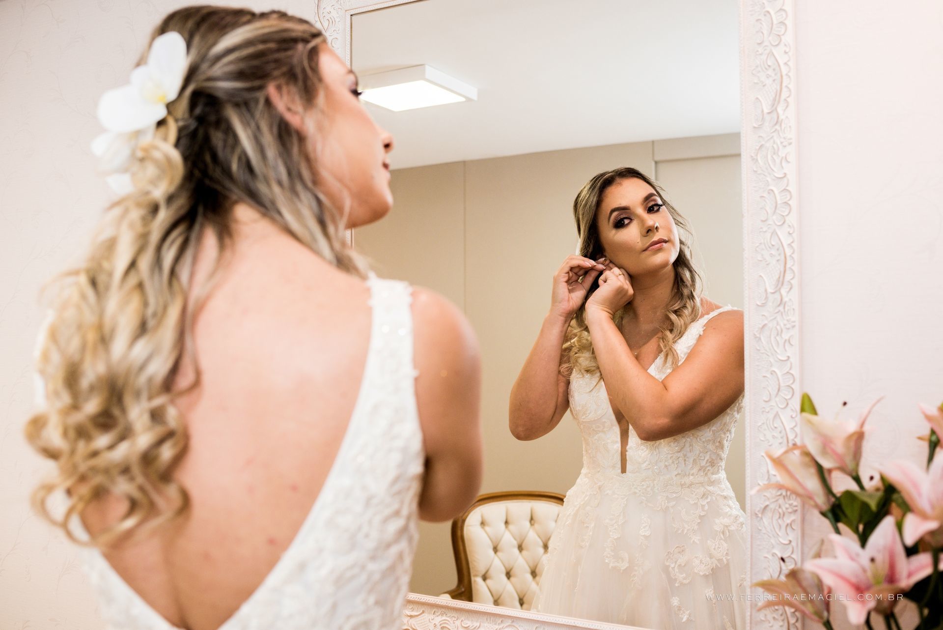 Foto Casamento Aline e Bruno - Igreja Perpétuo Socorro - Sítio Dourado - Criciúma - SC - Imagem 3
