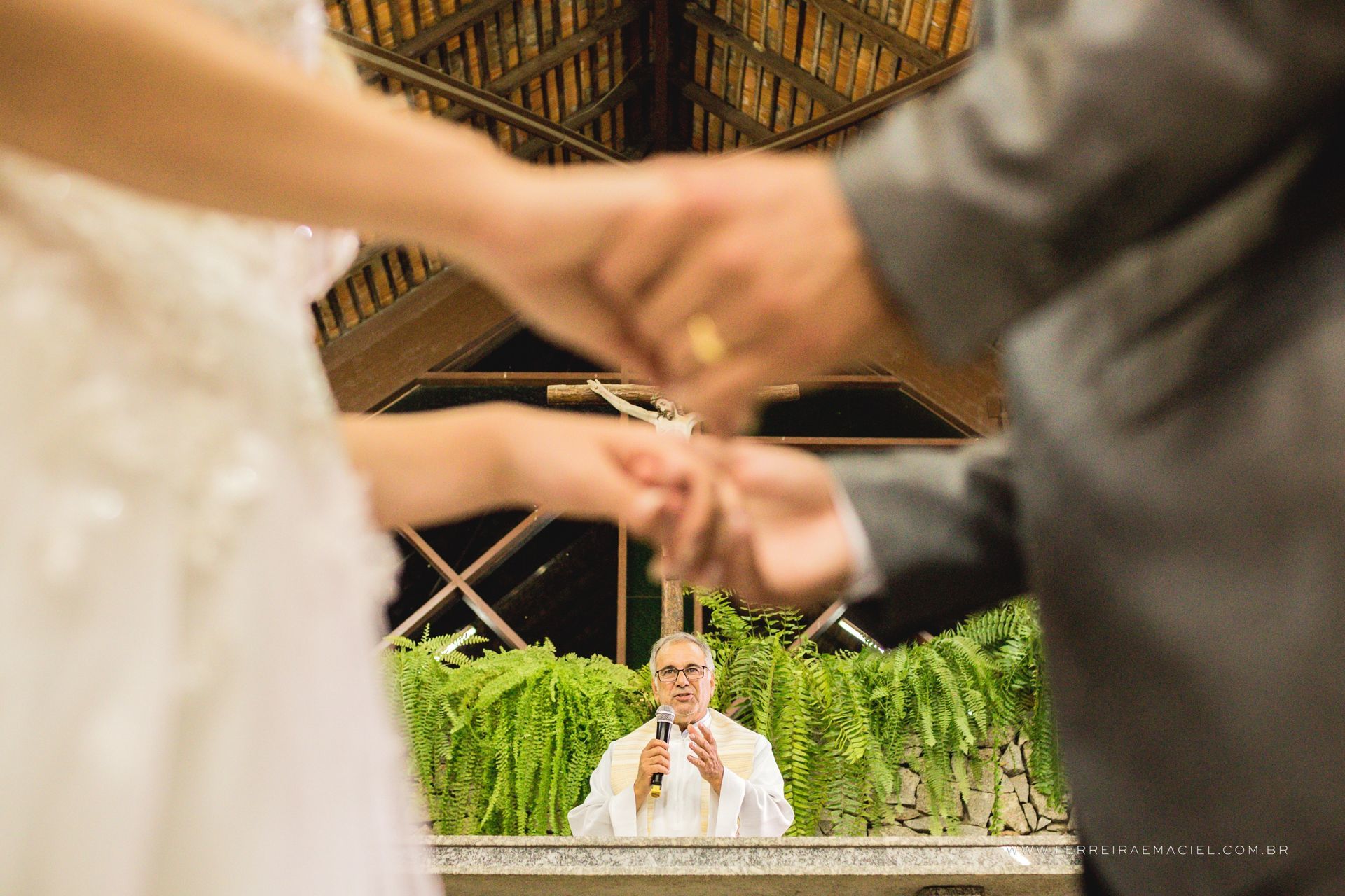 Foto Casamento Aline e Bruno - Igreja Perpétuo Socorro - Sítio Dourado - Criciúma - SC - Imagem 48
