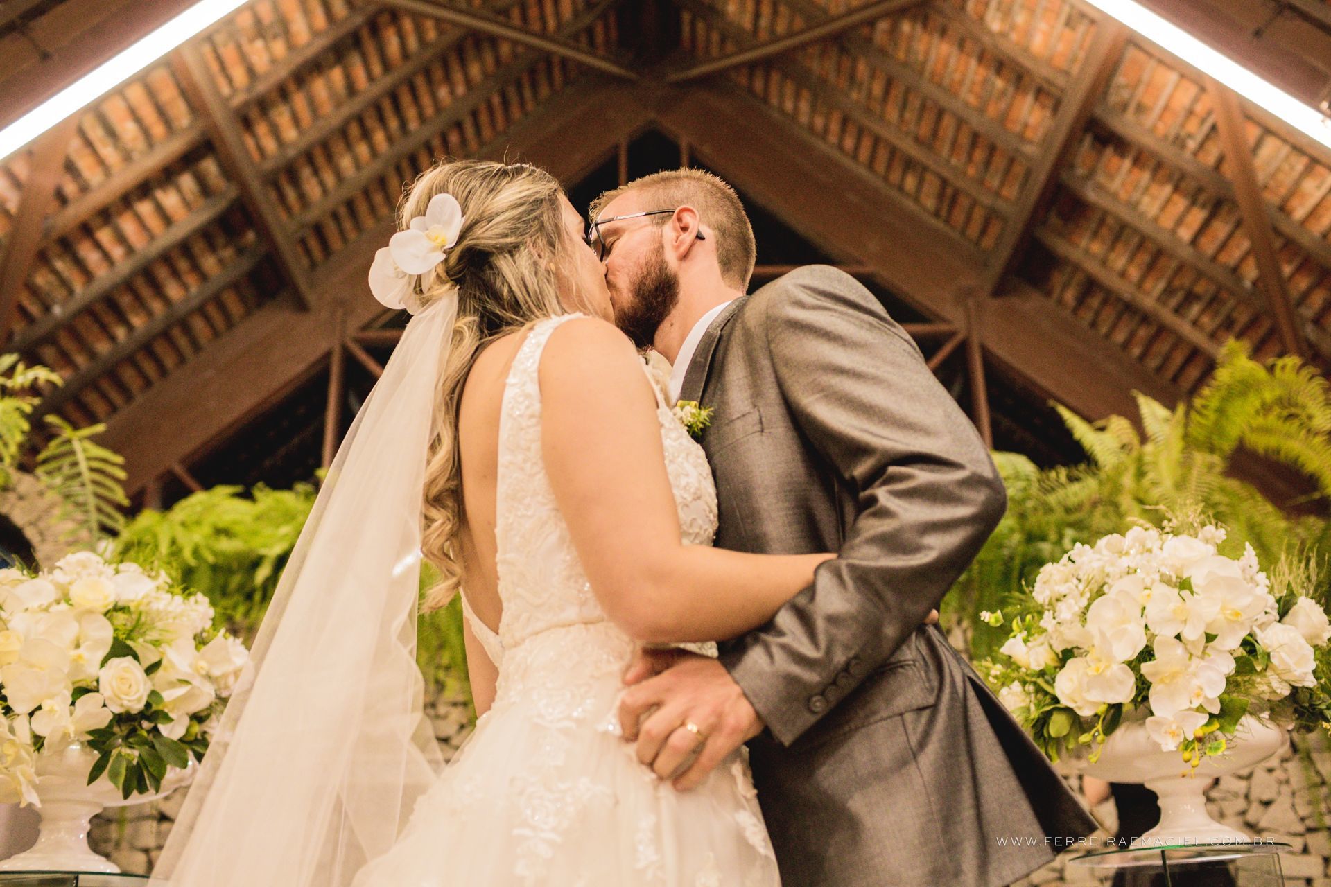 Foto Casamento Aline e Bruno - Igreja Perpétuo Socorro - Sítio Dourado - Criciúma - SC - Imagem 51