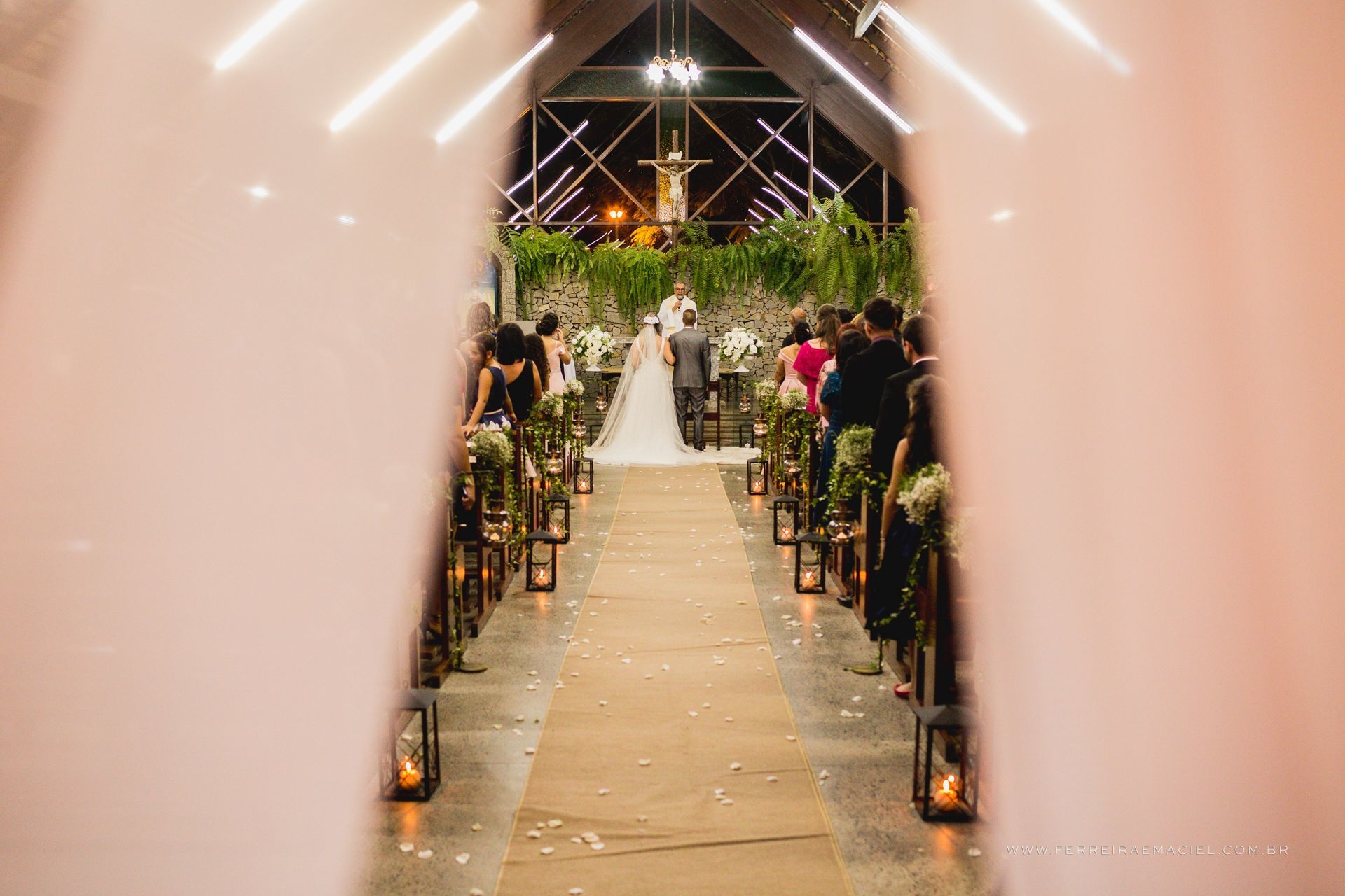 Foto Casamento Aline e Bruno - Igreja Perpétuo Socorro - Sítio Dourado - Criciúma - SC - Imagem 32