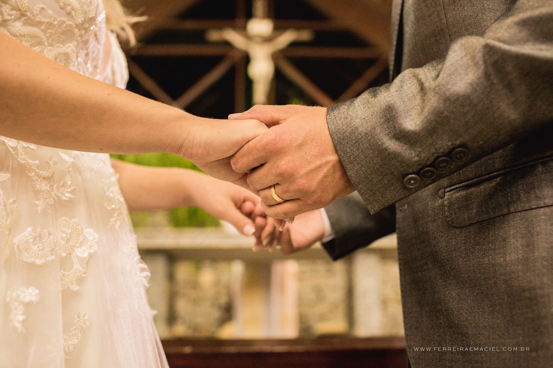 Foto Casamento Aline e Bruno - Igreja Perpétuo Socorro - Sítio Dourado - Criciúma - SC - Imagem 14