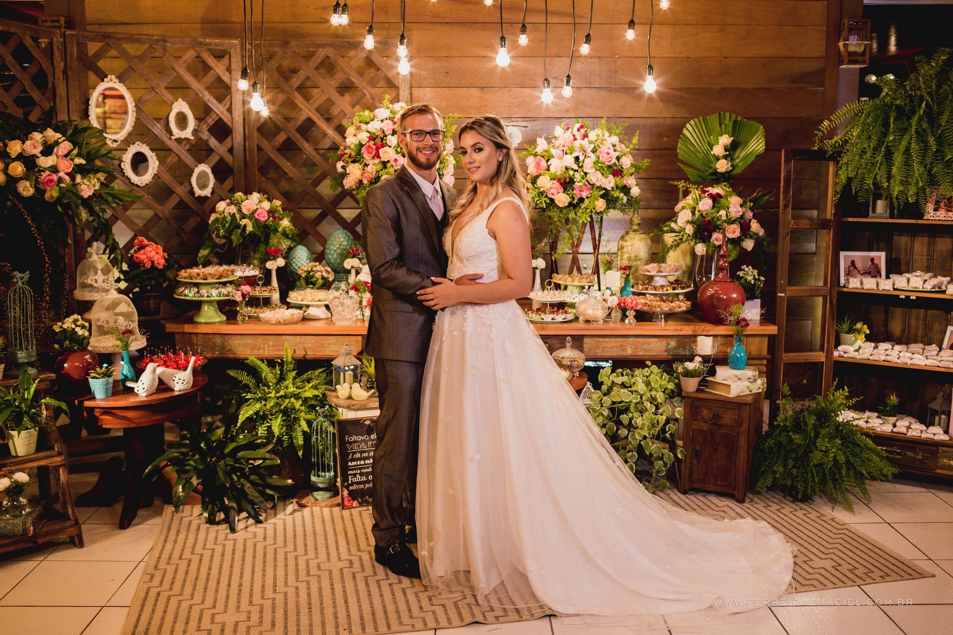 Foto Casamento Aline e Bruno - Igreja Perpétuo Socorro - Sítio Dourado - Criciúma - SC - Imagem 67