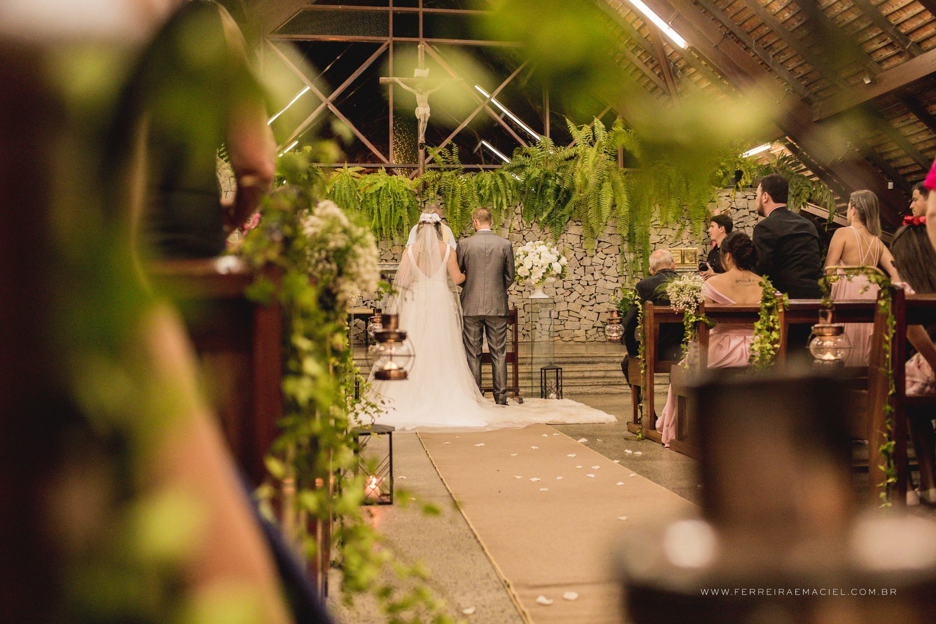 Foto Casamento Aline e Bruno - Igreja Perpétuo Socorro - Sítio Dourado - Criciúma - SC - Imagem 54