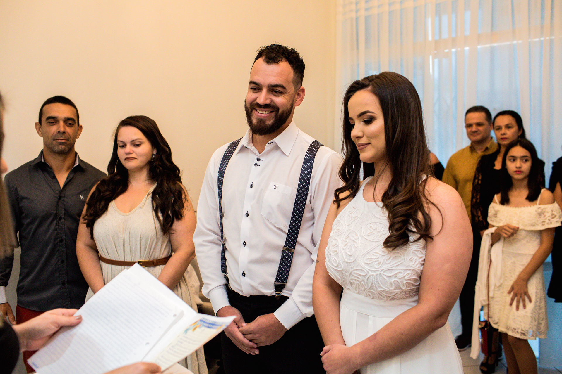 Foto Casamento Civil Fernando e Bruna - Cartório Daniela Araújo - Araranguá - SC - Imagem 5