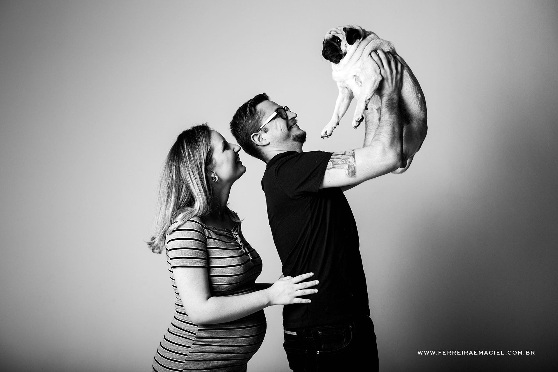 Ensaio Estúdio Gestante Bruna e Tiago esperando Olívia