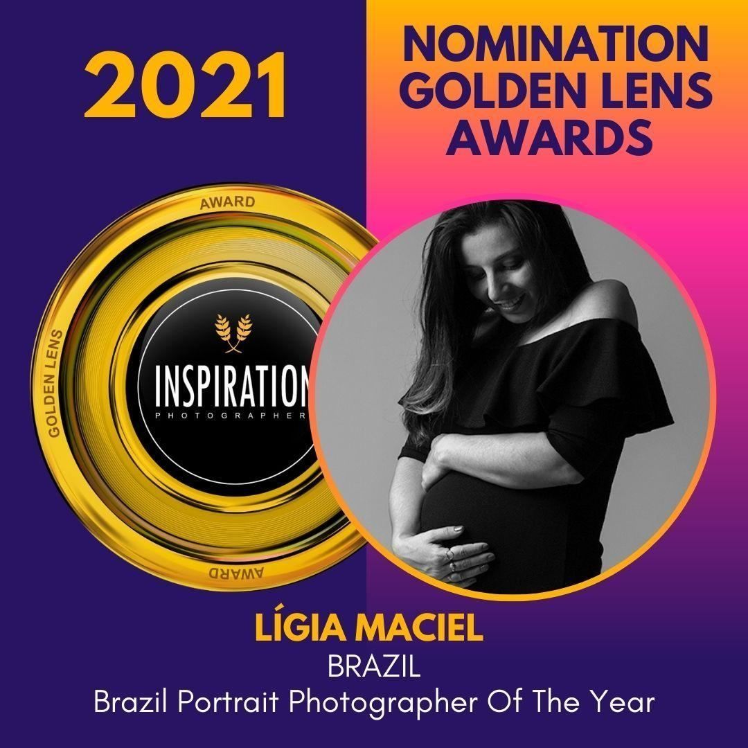 Lígia Maciel é indicada duas vezes ao "Oscar" da Fotografia, o Golden Lens Awards 2021 - Fotógrafo Retratista do Ano e Fotógrafo de Família do Ano Inspiration Photographers