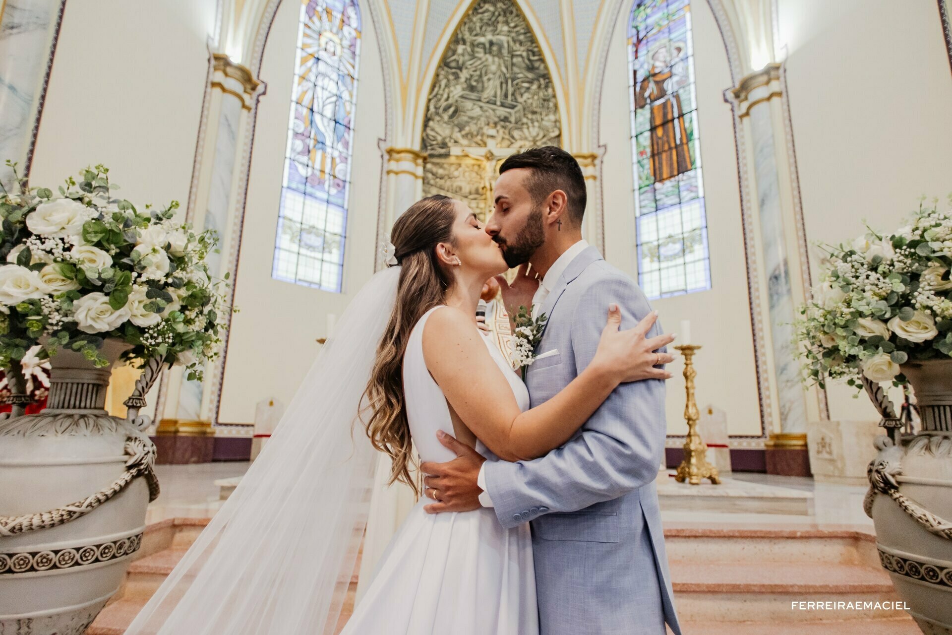 Casamento Samara e Elder - Paróquia Santo Antônio de Pádua - Igreja de Sombrio - AFAR - Turvo - SC