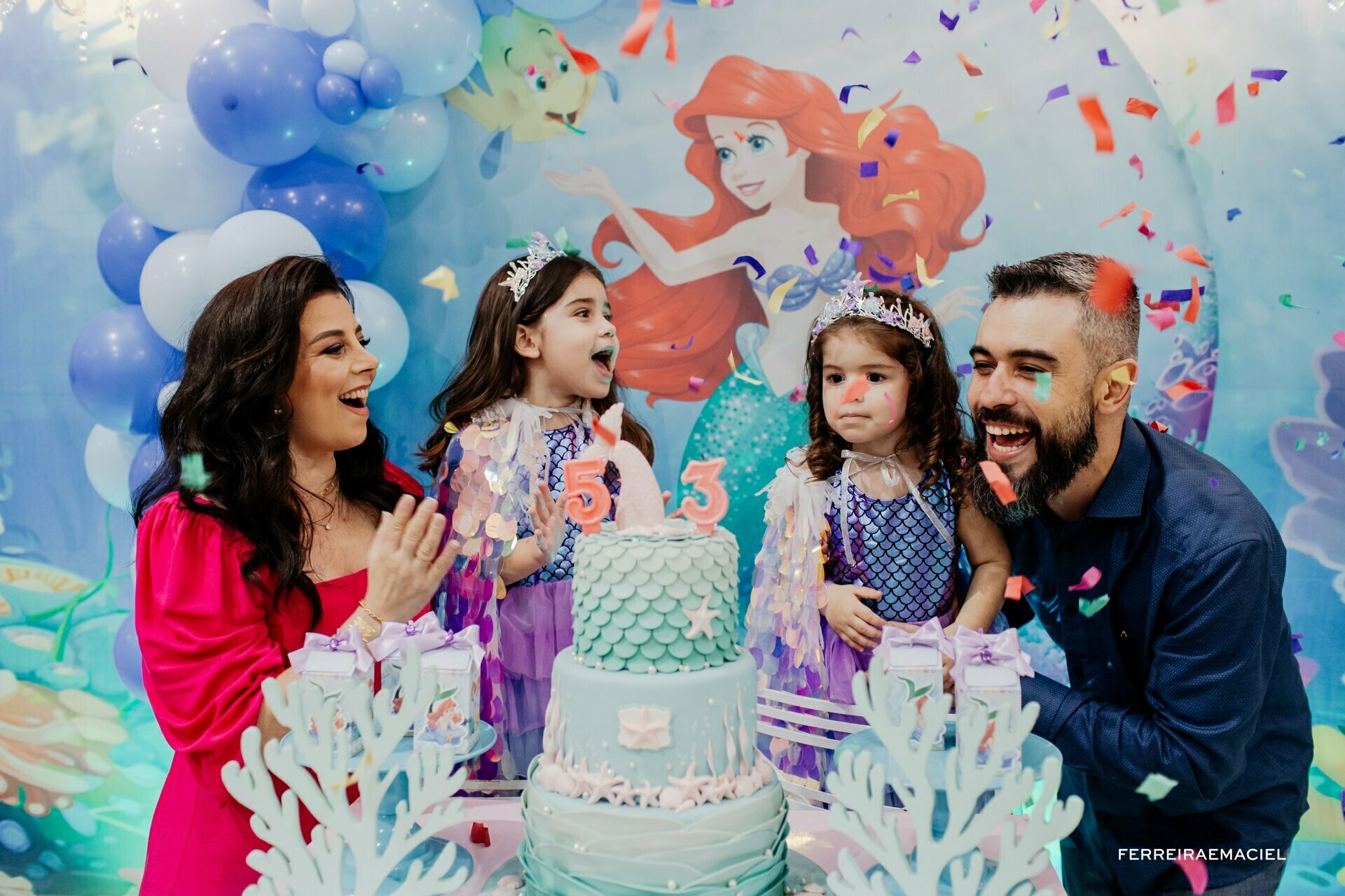 Aniversário Infantil - Helena e Luíza - 5 e 3 Anos - Espaço Allegra Park - Araranguá - SC