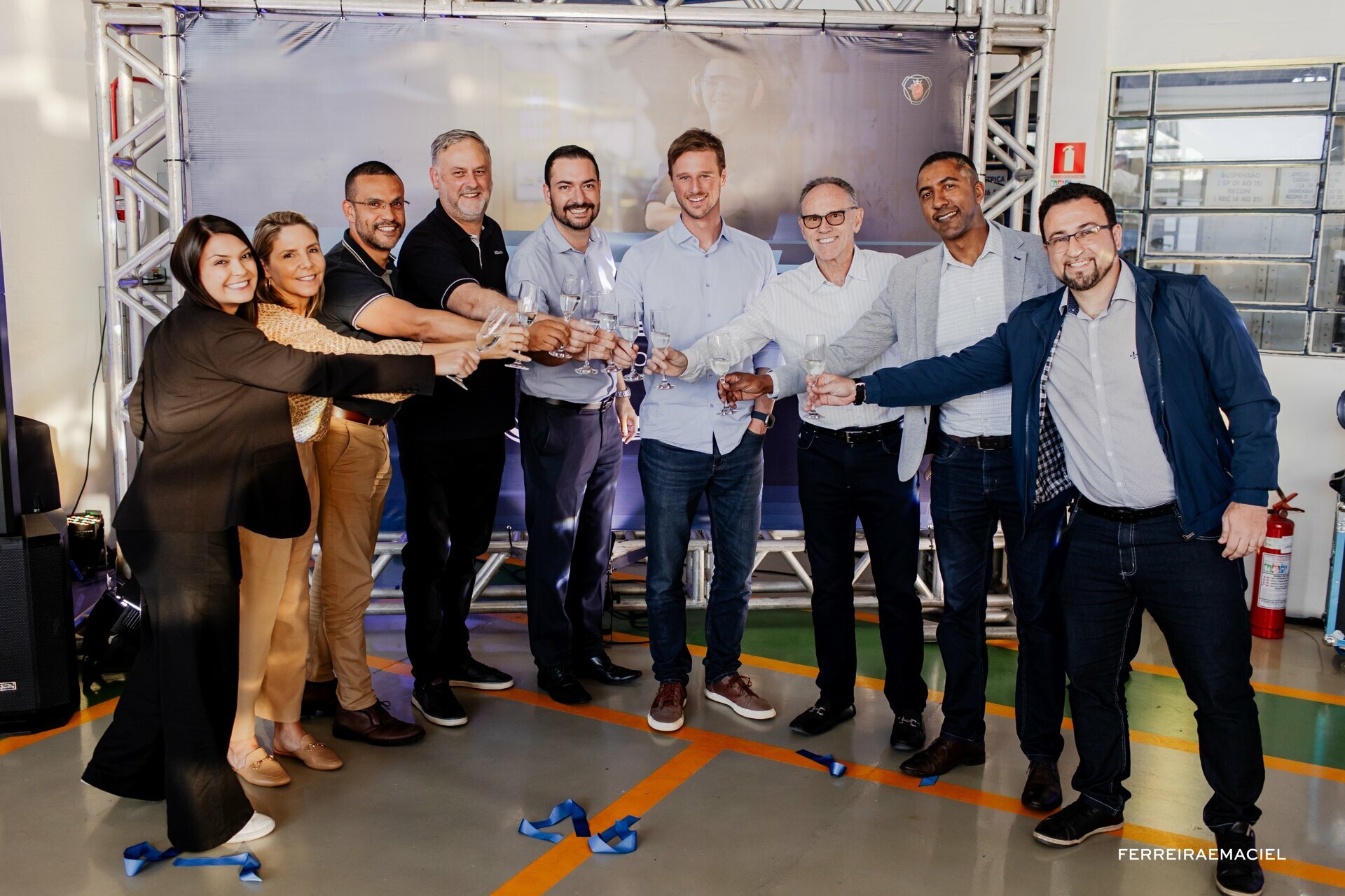 Fotografia Publicitária - Scania Suvesa - Inauguração CWS - Ouro e Prata - Porto Alegre - RS