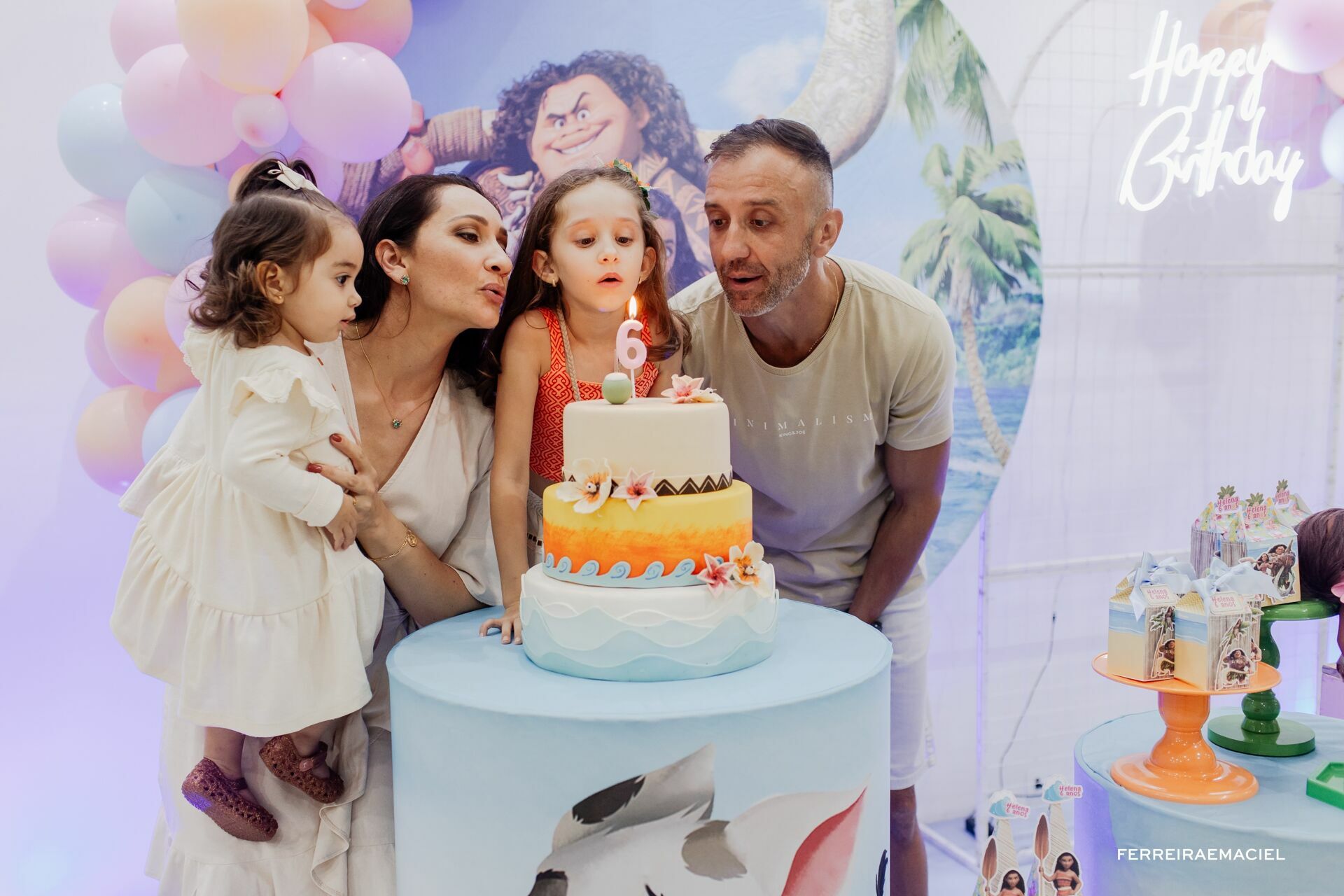 Foto Aniversário Infantil 6 Anos – Helena – Tema Moana – Allegra Park – Araranguá – SC Foto Aniversário Infantil 6 Anos – Helena – Tema Moana – Allegra Park – Araranguá – SC - Imagem 19