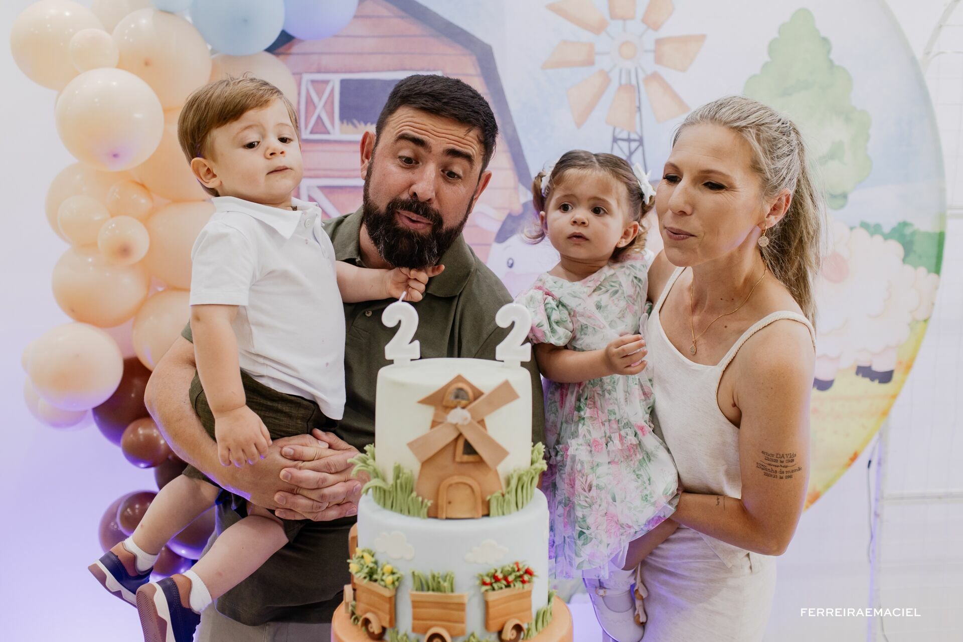 Foto Aniversário Infantil no Allegra Park - Ísis e Davi - 2 Anos - Fotografia de Festa - Araranguá - SC Foto Aniversário Infantil no Allegra Park - Ísis e Davi - 2 Anos - Fotografia de Festa - Araranguá - SC - Imagem 6