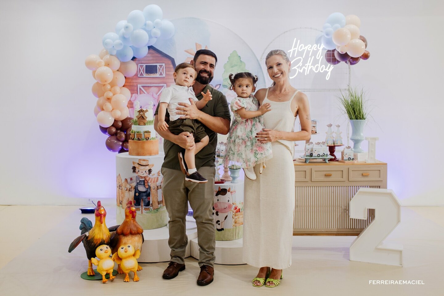 Aniversário Infantil no Allegra Park - Ísis e Davi - 2 Anos - Fotografia de Festa - Araranguá - SC