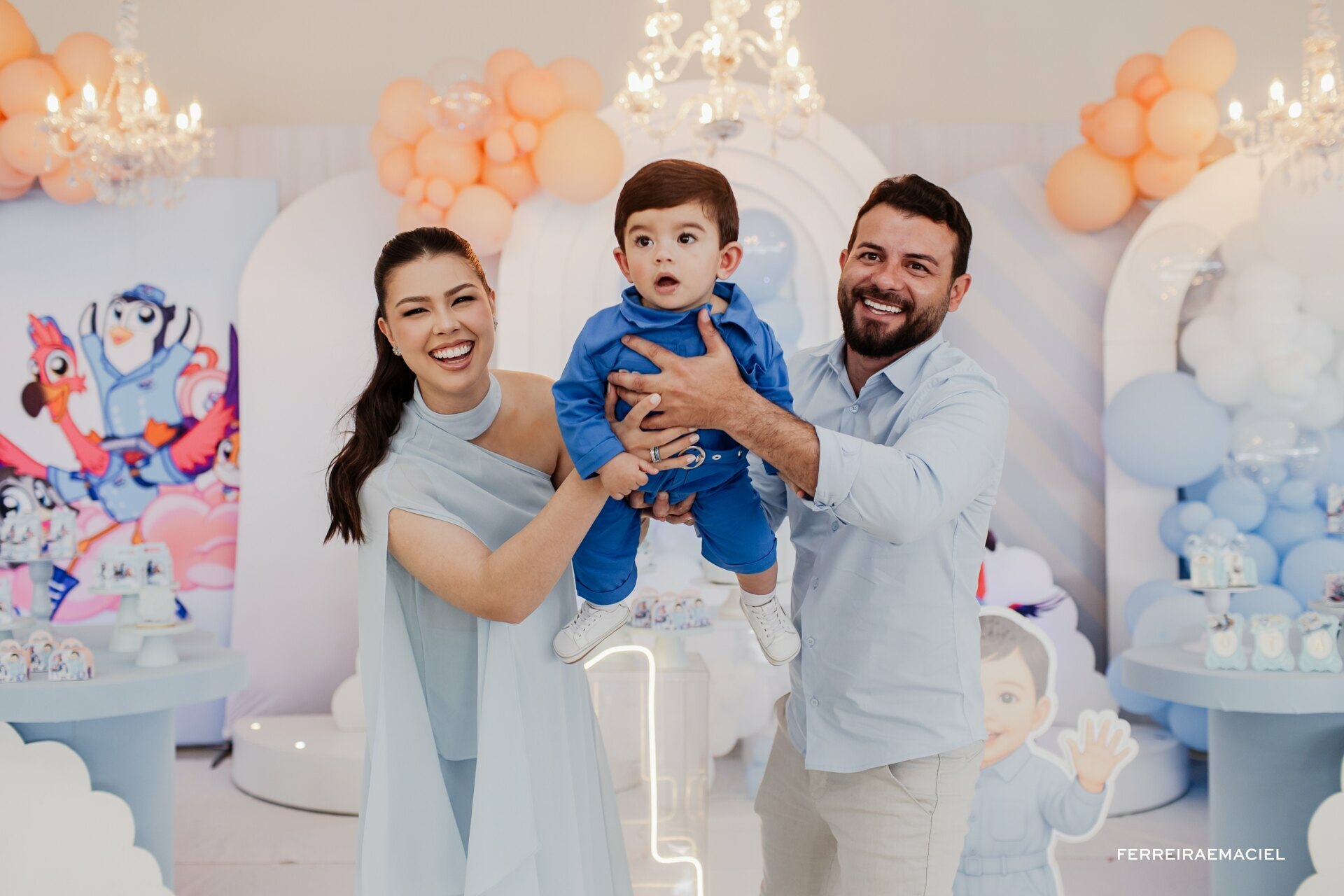 Aniversário Infantil - 1 Ano - Otávio - Tema T.O.T.S. - Fotografia Profissional - Brink Festta - Sombrio - SC