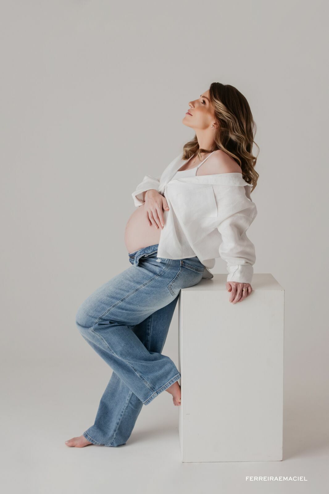 Foto Ensaio de Gestante – Fotos de Gestante – Ensaio em Estúdio – Dábila Gobatto– Araranguá – SC Foto Ensaio de Gestante – Fotos de Gestante – Ensaio em Estúdio – Dábila Gobatto– Araranguá – SC - Imagem 11