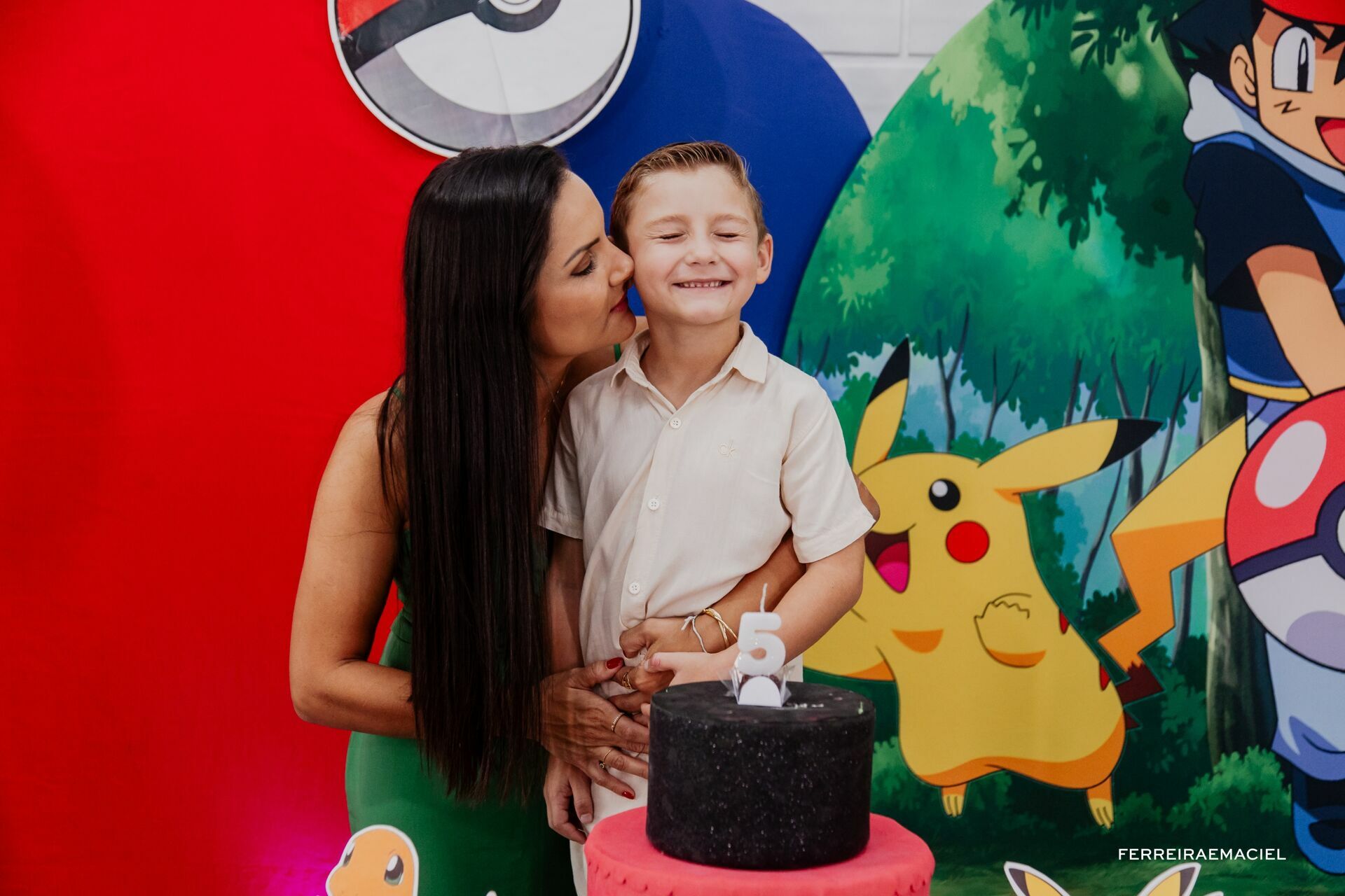 Foto Fotografia Aniversário Infantil - 5 anos - Giuseppe - Tema Pokemon - Espaço Jubilula Buffet- Araranguá - SC - Imagem 10