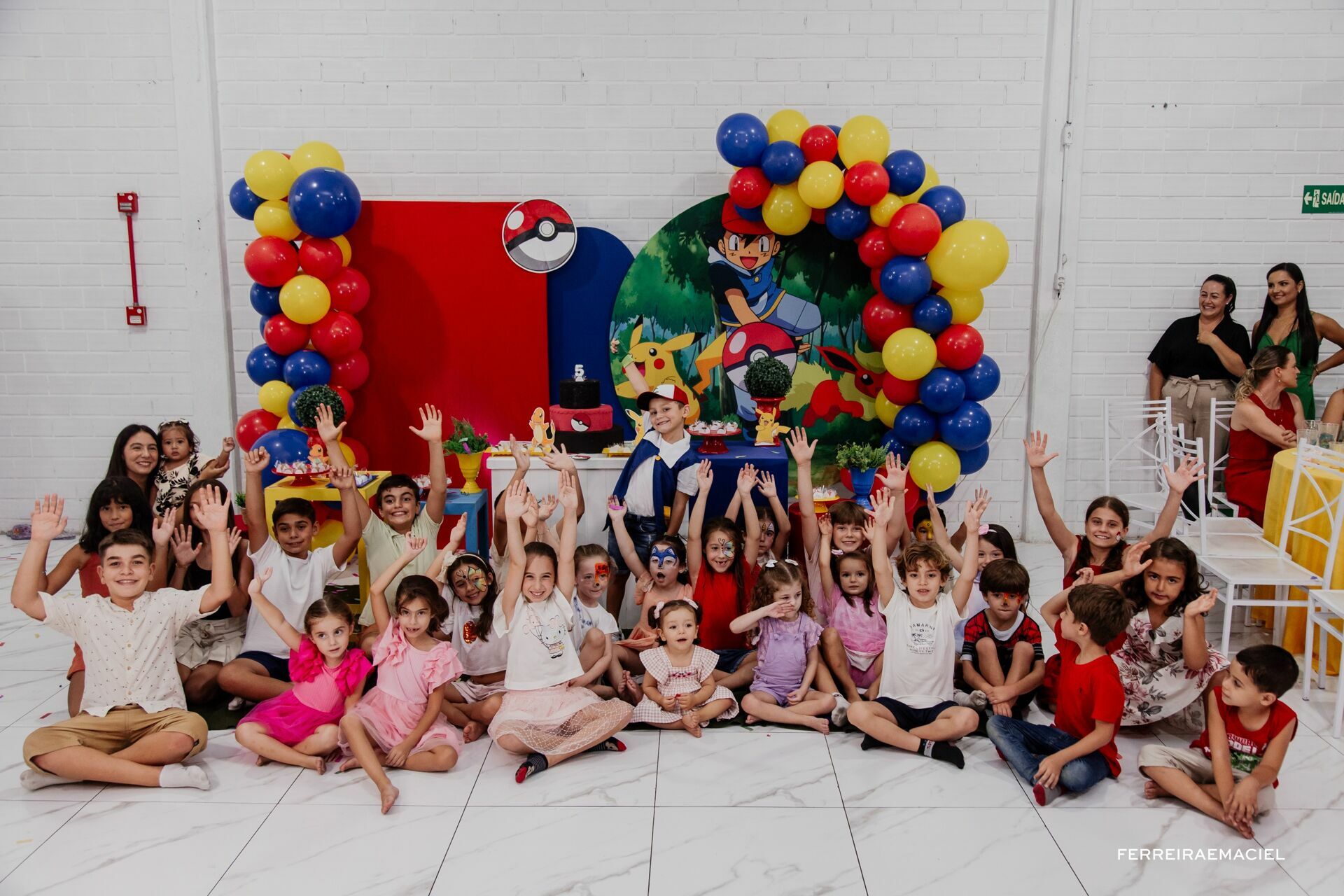 Foto Fotografia Aniversário Infantil - 5 anos - Giuseppe - Tema Pokemon - Espaço Jubilula Buffet- Araranguá - SC - Imagem 33