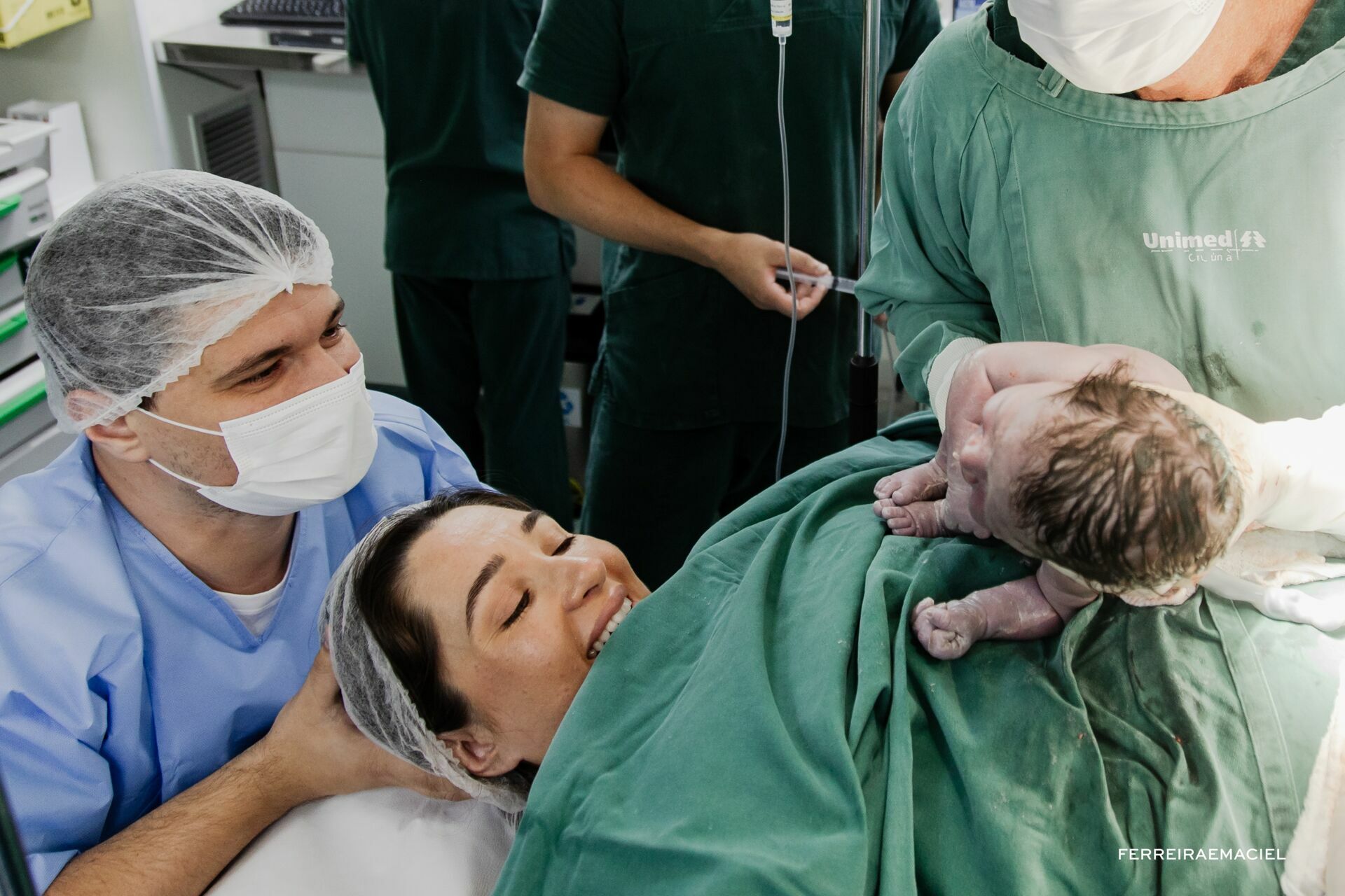 Foto Nascimento – Parto - Cesária-  Mariana Nuemberg – Hospital Unimed – Criciúma - SC - Imagem 10