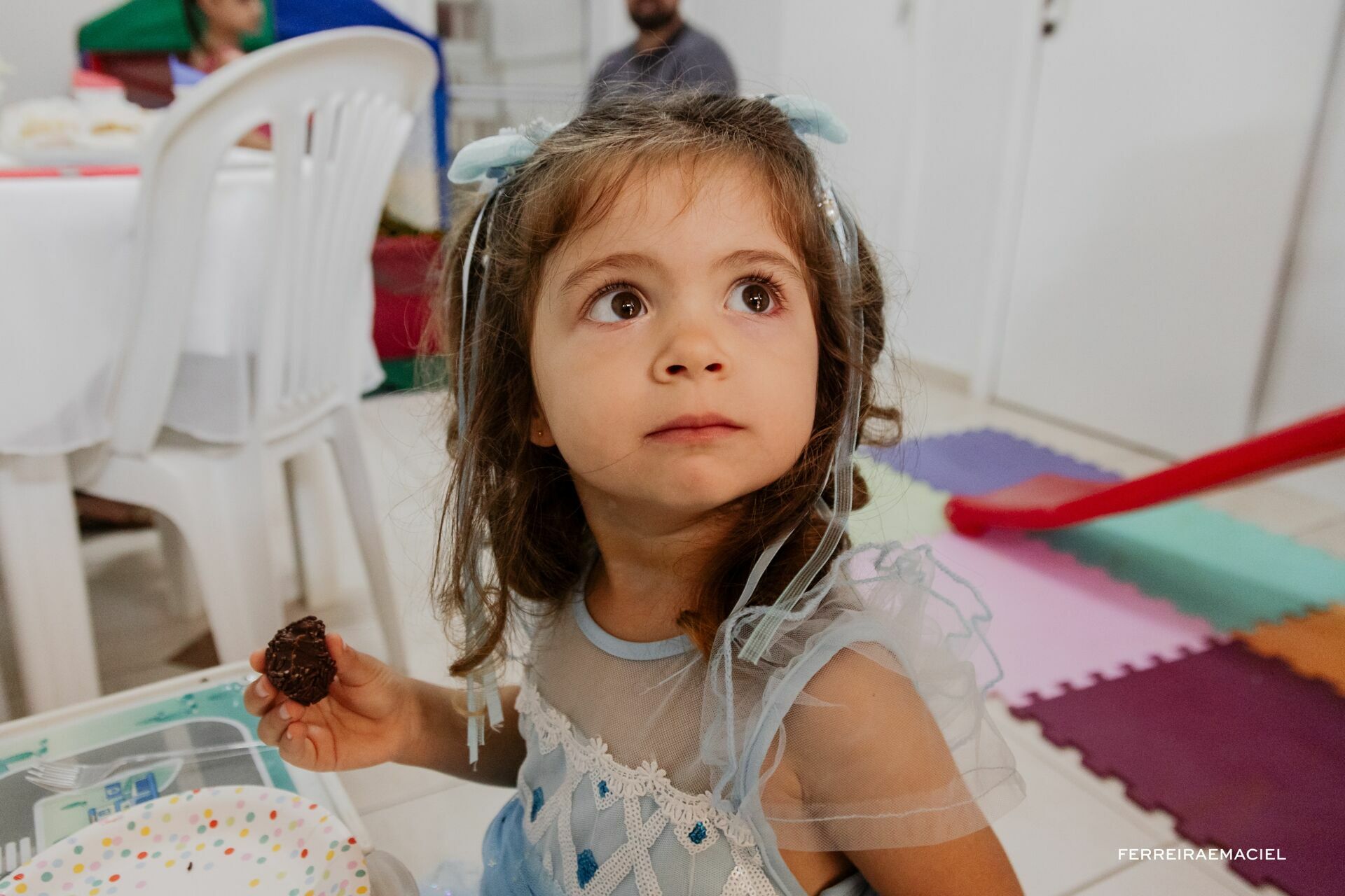 Foto Fotografia Aniversário Infantil de 3 anos da Isis e do Davi em comemoração intimista em casa em Araranguá SC - Imagem 10