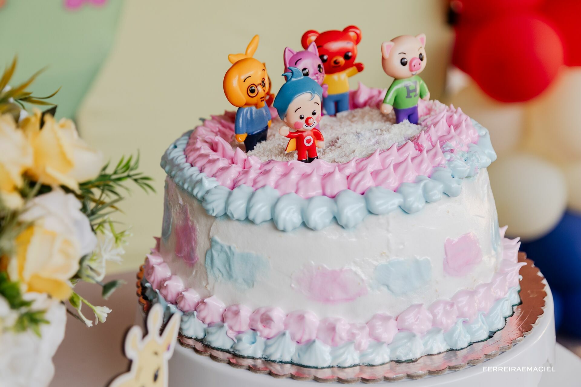 Foto Fotografia Aniversário Infantil de 3 anos da Isis e do Davi em comemoração intimista em casa em Araranguá SC - Imagem 2