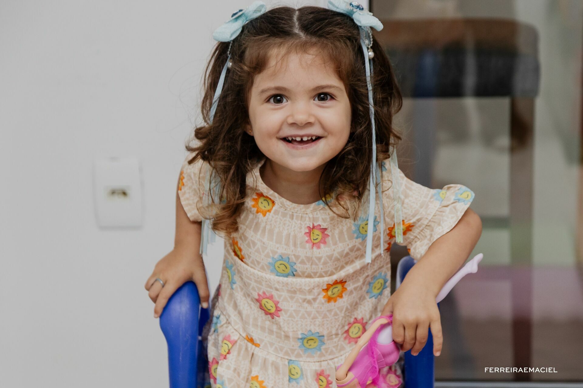 Foto Fotografia Aniversário Infantil de 3 anos da Isis e do Davi em comemoração intimista em casa em Araranguá SC - Imagem 36