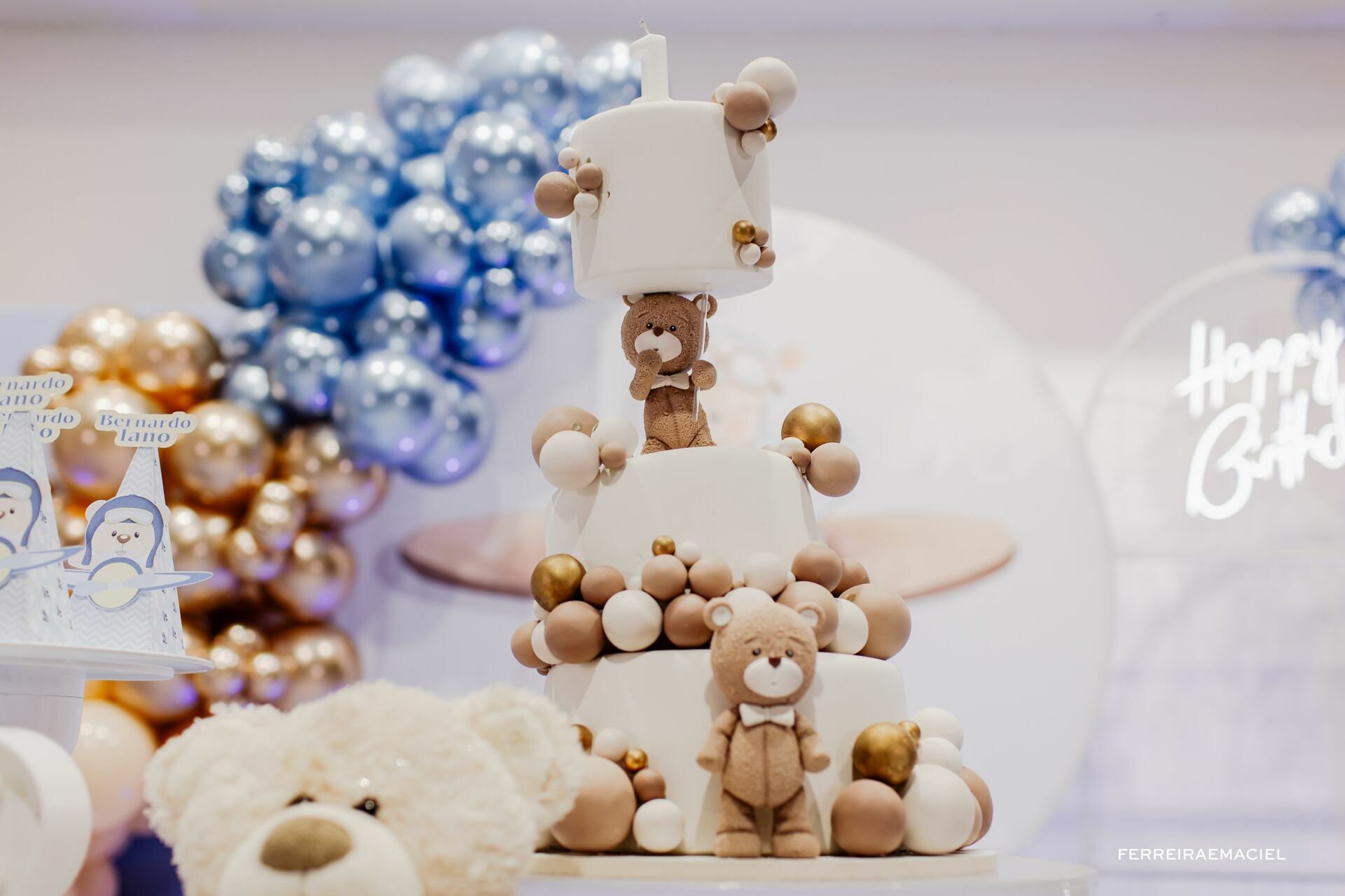 Foto Fotografia de Aniversário Infantil – 1 ano – Bernardo – Contato Eco Parque – Araranguá – SC - Imagem 1