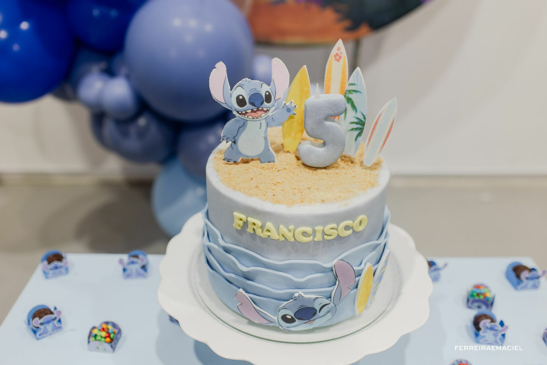 Foto Fotografia de Aniversário Infantil – 5 Anos do Francisco – Tema Stitch – Contato Eco Park – Araranguá SC Foto Fotografia de Aniversário Infantil – 5 Anos do Francisco – Tema Stitch – Contato Eco Park – Araranguá SC - Imagem 1